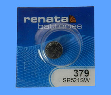 RENATA 379 SR521SW Watch Battery Exp. 2028 - 1Pc