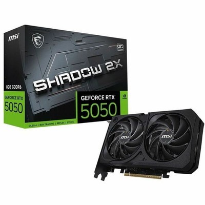 MSI NVIDIA GeForce RTX 5050 Graphic Card 8 GB GDDR6 7680 x 4320 2.62 GHz Boost