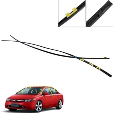 For Honda Civic 2006-2011 Replace Upper Left & Right Drip Side Molding Trims Set