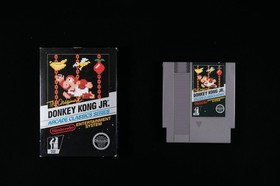 Donkey Kong Jr [1st Print Gloss Sticker] 8.5 | Nintendo NES | PSA WATA CGC VGA