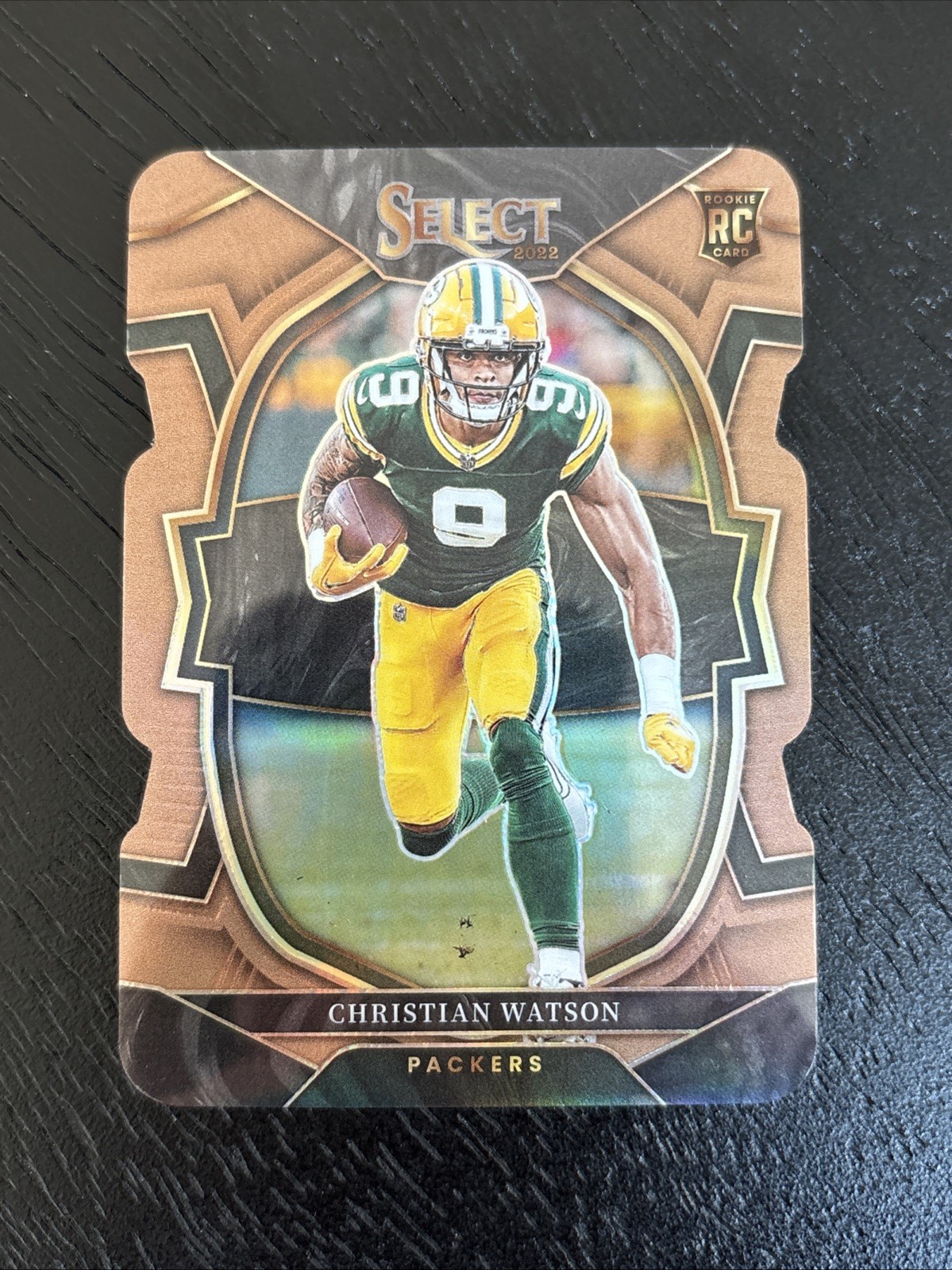 2022 Select Concourse Christian Watson #53 Copper Prizm Die Cut /149 Packers