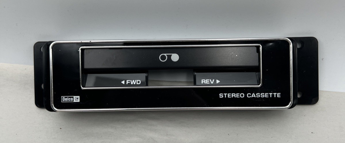 80s DELCO Cassette Tape Stereo RADIO FACE ONLY Chevrolet Buick Oldsmobile
