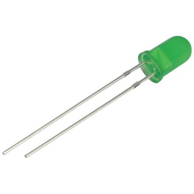 10 L-53GDLK Kingbright LED 5mm diffus grün 568nm 15-30mcd @ 10mA 30° 2,2-2,5V