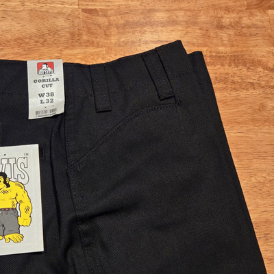 BEN DAVIS GORILLA CUT (BLACK) 34×32 Ben Davis Twill Gorilla Cut Pants