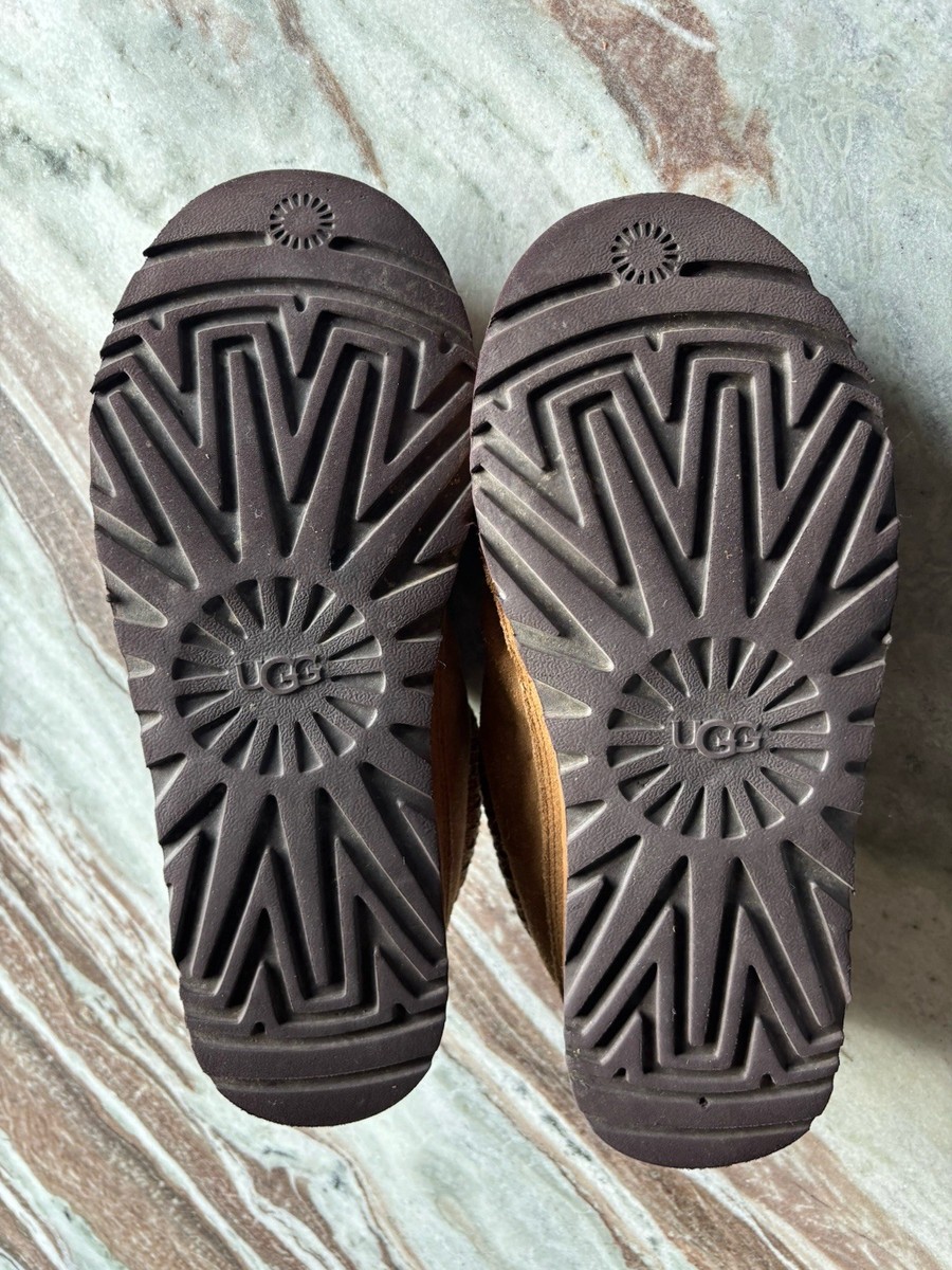 UGG MEN TASMAN LOGO CHESTNUT SHEARLING LINED SHOE US 11 | eBay display picture 1