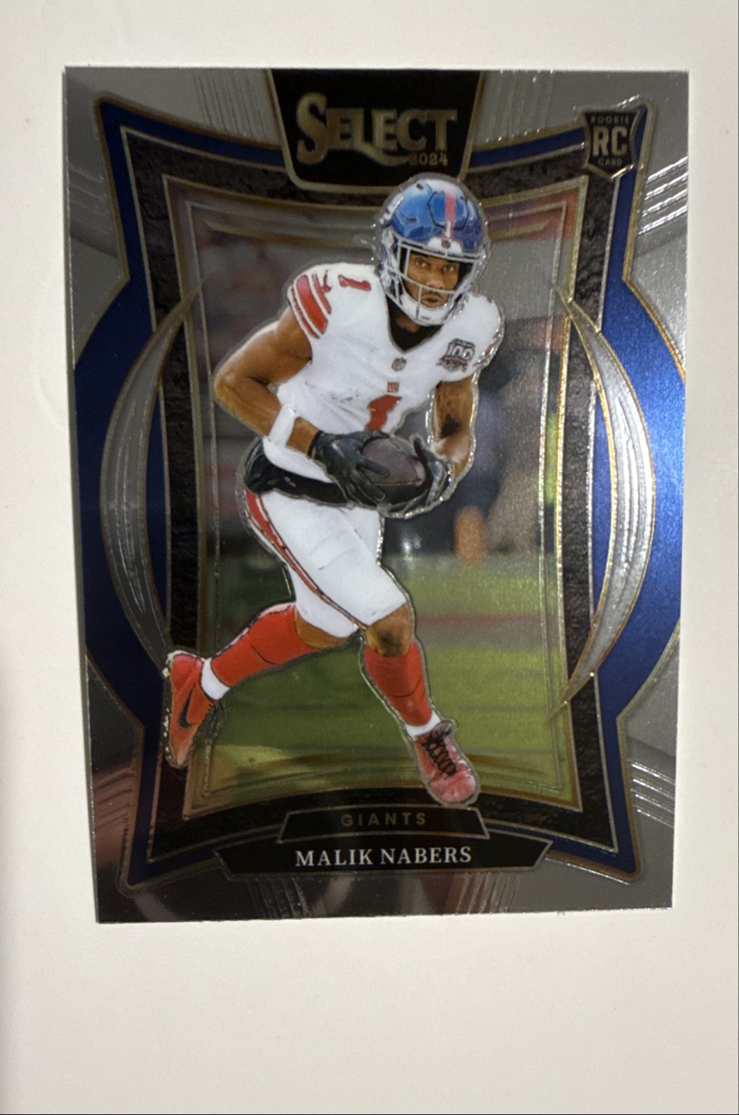 2024 Panini Select - Concourse Malik Nabers #29 Silver Prizm (RC)