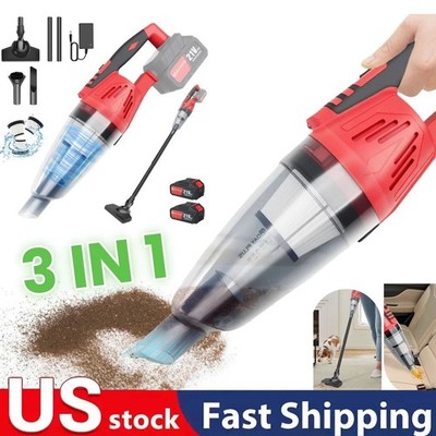 3 in 1 Cordless Vacuum Cleaner LED Rechargeable Lightweight Stick Vacuum Cleaner