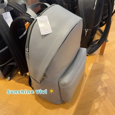 COACH グレー バックパック NWT Coach Taylor Backpack In refined Pebble Leather CDX93 Silver