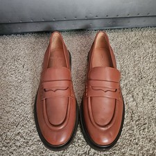 Madewell The Vernon Loafer Leather - Dried Maple  Size 7 NEW