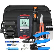 FTTH Fiber Optic Termination Kit - Cold Connection Tool, Cutting Knife, Stripper