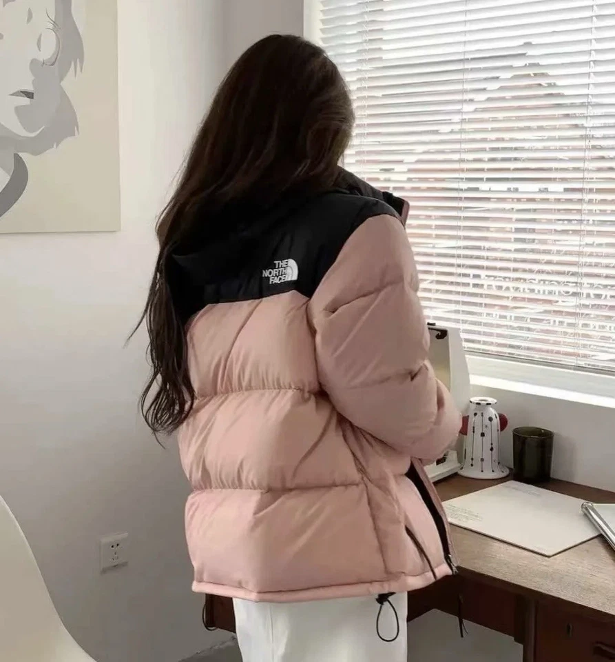 Chaqueta acolchada Trending North Face 700 rosa para mujer talla grande nueva con etiquetas Foto 2 de 4