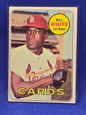 1969 Topps - High # Bill White #588