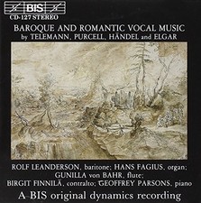 BISCD127 Various Artists Baroque and Romantic Vocal Music (Fagius, Parsons, von