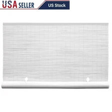 Cordless Outdoor Shades Roll-Up Privacy Screen UV Protection Porch Patio Window