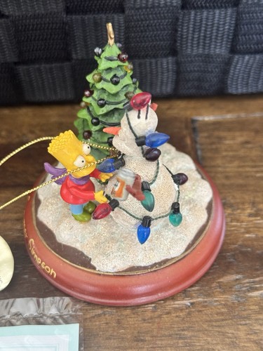 Bradford Edizioni Simpsons Mmm Biscotti di Natale Sno-mer Ornamenti + Certificato di autenticità - Foto 4 di 6