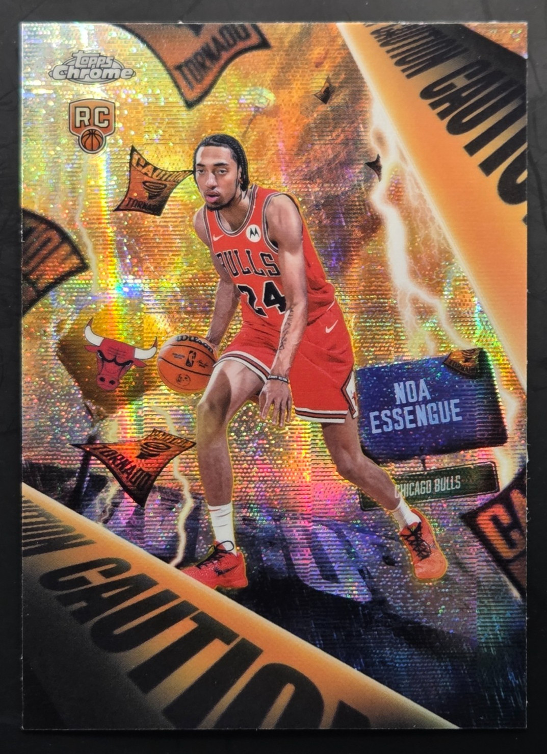 2025-26 Topps Chrome Noa Essengue Advisory Rookie Card #AD-19 Chicago Bulls SSP