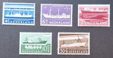 Netherlands: 1957 Cultural and Social Relief Fund. Ships; complete mint MNH set