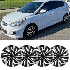 4 Stück 16 Zoll Radkappen Satz Radzierblenden Radblenden R16 für Hyundai Accent