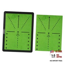 Golf Hitting Mat, 16x12 in, Swing Path Feedback, Dual Velvet  Replaceable