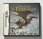 Final Fantasy: 4 Heroes of Light Nintendo DS 3DS Authentic Complete CIB w/Poster