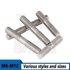 Double End Threaded Stud Bar Rod Bolts A4 316 Stainless Steel - M6 M8 M10 M12