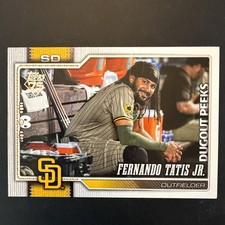 2026 Topps Celebration Fernando Tatis Jr. Padres SSP Dugout Peeks #333