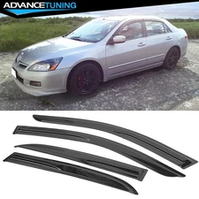 Fits 03-07 Honda Accord Sedan Mugen Style Window Vent Visor Rain Guard Deflector