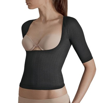 Solides Top mit Mikromassagewirkung SILVER WAVE TOP Farbe Schwarz Art. 0494A5