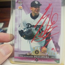 2016 BBM Shinnosuke Ogasawara Chunichi Dragons RC Auto #PR11