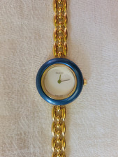 Gucci Watch Bezel ONLY - Denim Blue Metal Compatible With Gucci Watch 