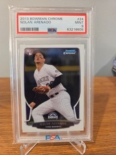 2013 Bowman Chrome #24 Nolan Arenado PSA 9 Mint Rookie Card HOF?. rookie card picture
