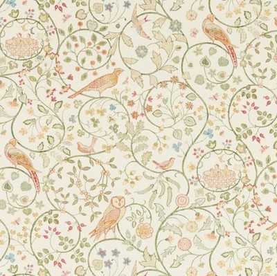 William Morris Gardinenstoff 'NEWILL' 3,7 METER CHINZ Baumwollmischung