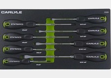 Carlyle CSDS8 8Pcs. Phillips & Slotted Screwdriver Set W/ Foam Insert BRAND NEW!
