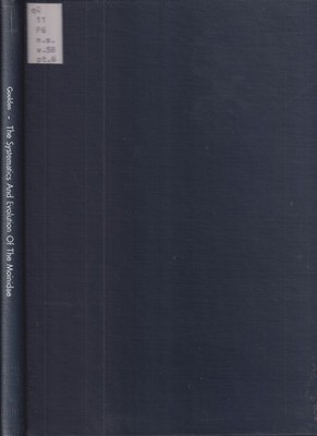 The Systematics and Evolution of the Moinidae By Goulden, Clyde