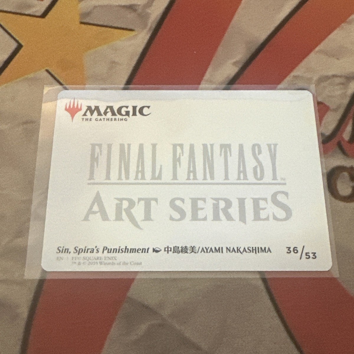 MTG Sin, Spira's Punishment (Art Series) #36/53 Final