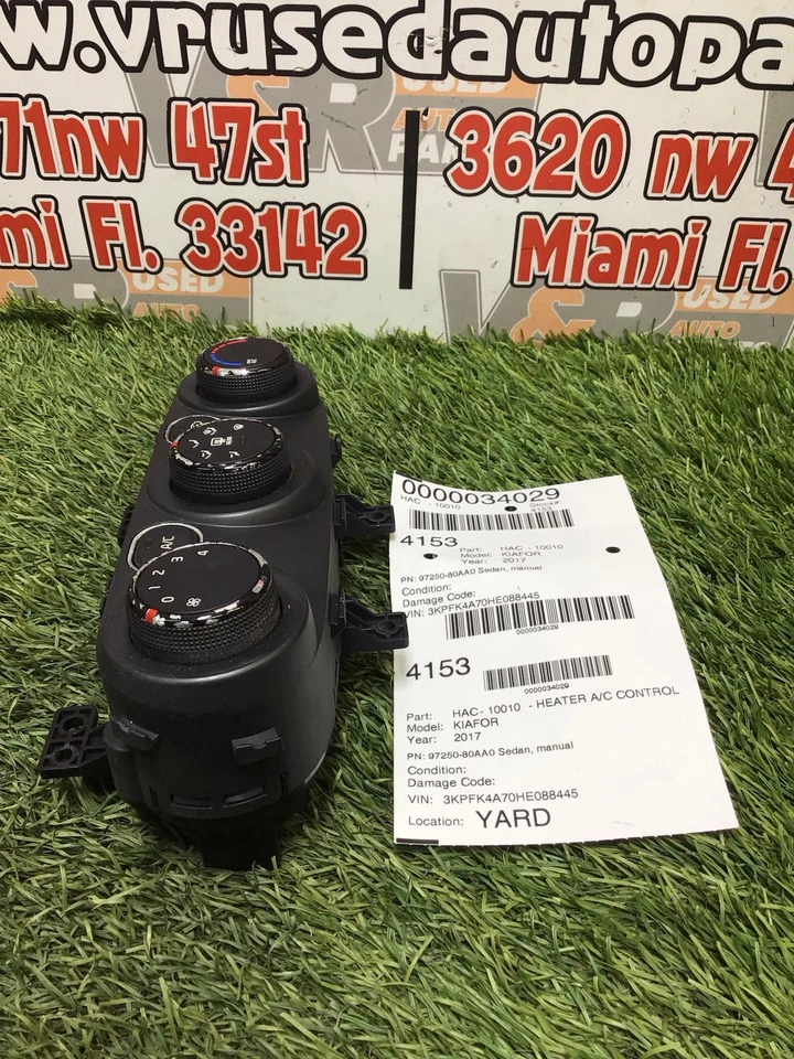✅ KIA FORTE 2017 calefacción aire acondicionado control Pn: 97250-80AA0 OEM Foto 4 de 4