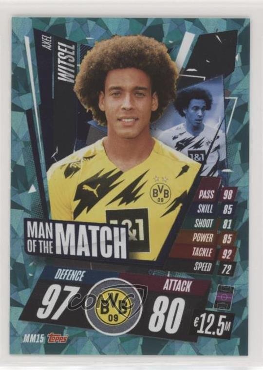 2020-21 Topps Match Attax UEFA Champions League Man of the Axel Witsel #MM15 2k3