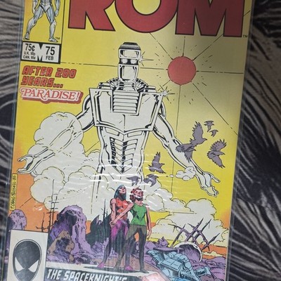 VINTAGE (NEW) MARVEL COMICS ROM   THE SPACE KNIGHT.....#75  1986  . #915