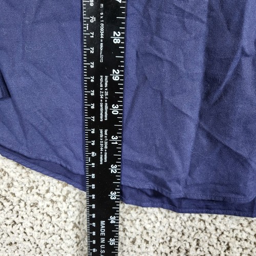 Camicia Ralph Lauren uomo XXL blu navy slim fit con bottoni manica lunga - Foto 7 di 11