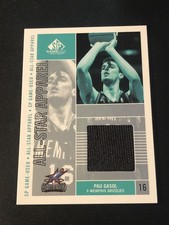 2002-03 SP Game Used Edition All-Star Apparel Pau Gasol #PG-AS HOF