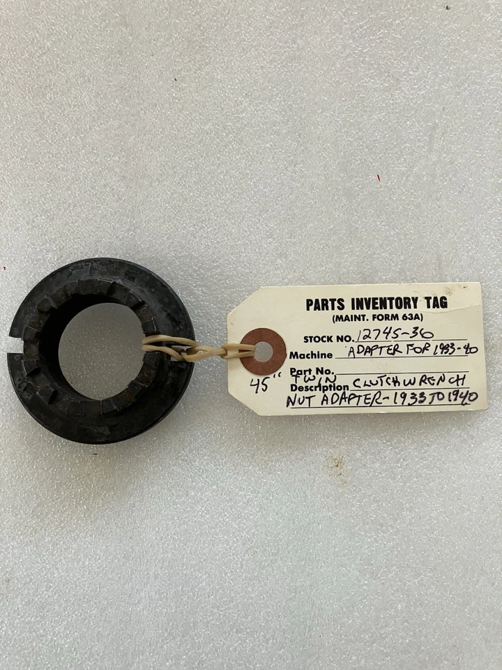 Chave de embreagem Harley WLA WL ADAPTADOR SOMENTE 1940 e anterior - número parcial 12745-26 - Imagem 3 de 4