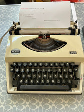 Vintage Flying Fish 200 Portable Manual Typewriter Works Needs Ribbon thumbnail