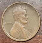 1911 S LINCOLN WHEAT CENT TOUGH BETTER DATE VF