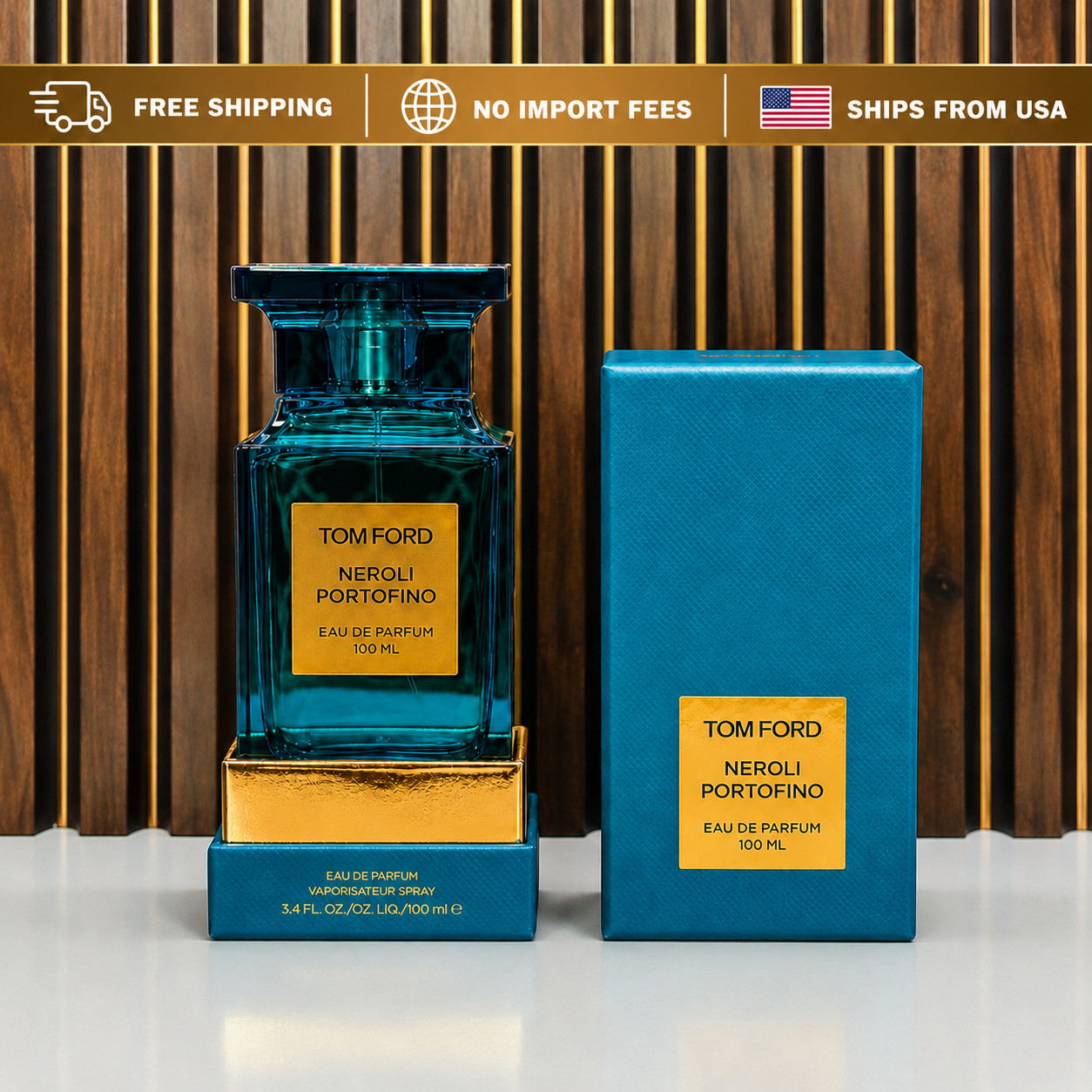 Tom ford neroli portofino Eau De Parfum 100 ml for unisex new in box