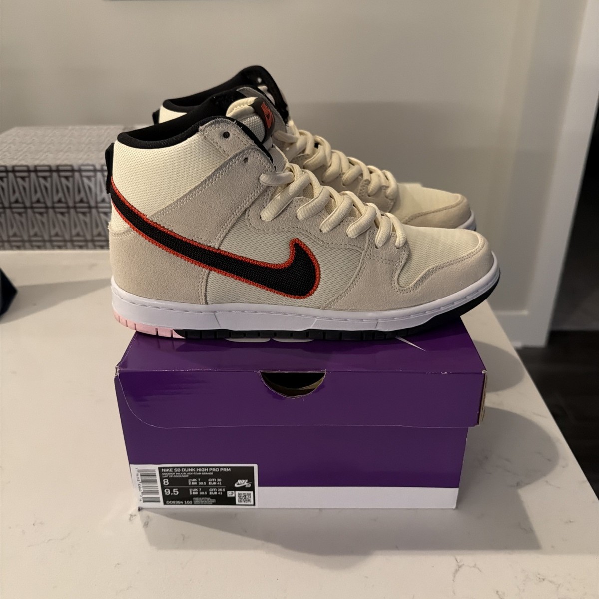 Nike SB Dunk High Pro PRM San Fransisco Giants DO9394-100 Mens Shoes - Size 8.5 Nike SB Dunk High PRO PRM  main image 3