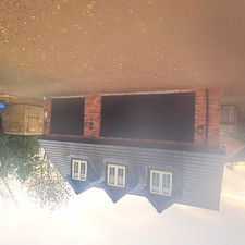 Black Metal Sectional Single Garage Door 7ft x 8ft Large Opening
