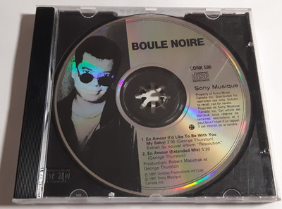 Boule Noire    En Amour (I'd Like To Be With You My Baby) CD Single Promo