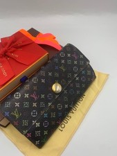 Louis Vuitton Murakami Multicolor Sarah Wallet Monogram Used Damaged