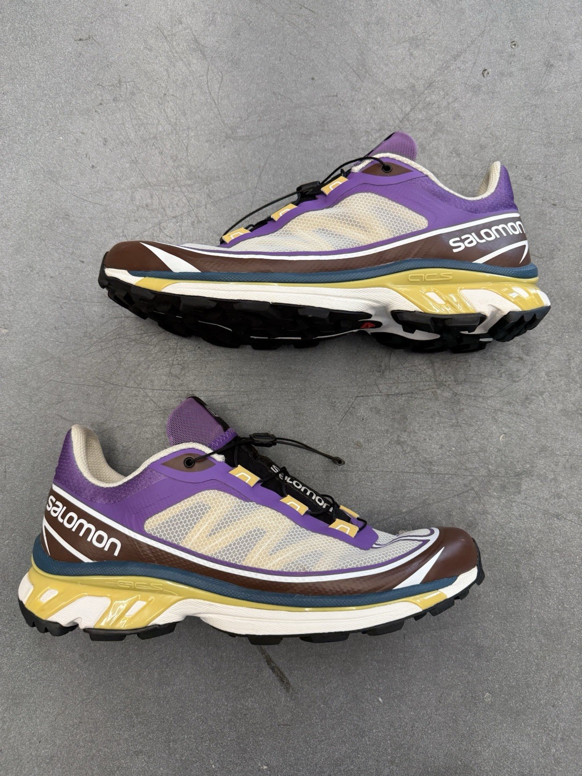 2021 Salomon XT 6 Royal Lilla Cioccolato Fondente L41470600 Taglia 12