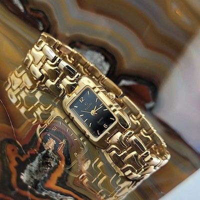 Womens ELGIN 14K Gold Plated Watch EM907-017 | eBay